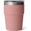 imageYETI Rambler 16 oz Stackable Tumbler Vacuum Insulated Stainless Steel with MagSlider LidSandstone Pink