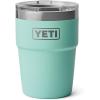 imageYETI Rambler 16 oz Stackable Tumbler Vacuum Insulated Stainless Steel with MagSlider LidSeafoam