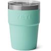 imageYETI Rambler 16 oz Stackable Tumbler Vacuum Insulated Stainless Steel with MagSlider LidSeafoam