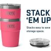 imageYETI Rambler 16 oz Stackable Tumbler Vacuum Insulated Stainless Steel with MagSlider LidTropical Pink