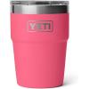 imageYETI Rambler 16 oz Stackable Tumbler Vacuum Insulated Stainless Steel with MagSlider LidTropical Pink