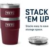 imageYETI Rambler 16 oz Stackable Tumbler Vacuum Insulated Stainless Steel with MagSlider LidWild Vine Red