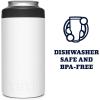 imageYETI Rambler 16 oz Tall Can Insulator for Tallboys ampamp Cans Black NO CAN INSERTWhite
