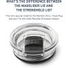 imageYETI Rambler Stronghold Replacement Lid for the YETI Rambler Travel Mugs OnlyFits 20 oz Travel Mug Only