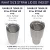 imageYETI Straw Lid Rambler Drinkware ShatterProof and Dishwasher SafeFits 20 Oz Tumblers