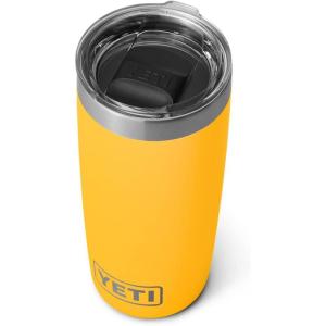 imageYETI Rambler 10 oz Tumbler Stainless Steel Vacuum Insulated with MagSlider Lid WhiteAlpine Yellow
