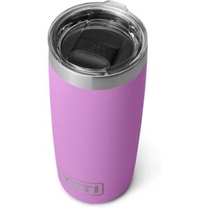 imageYETI Rambler 10 oz Tumbler Stainless Steel Vacuum Insulated with MagSlider Lid WhiteDesert Bloom