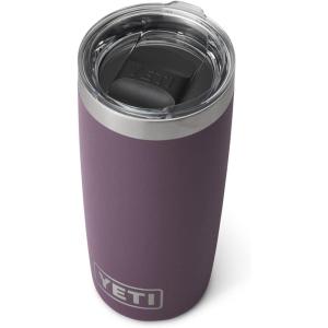 imageYETI Rambler 10 oz Tumbler Stainless Steel Vacuum Insulated with MagSlider Lid WhiteNordic Purple