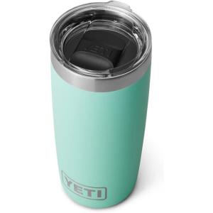 imageYETI Rambler 10 oz Tumbler Stainless Steel Vacuum Insulated with MagSlider Lid WhiteSeafoam