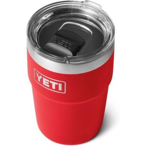imageYETI Rambler 16 oz Stackable Tumbler Vacuum Insulated Stainless Steel with MagSlider LidRescue Red