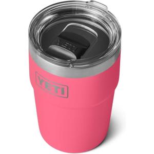 imageYETI Rambler 16 oz Stackable Tumbler Vacuum Insulated Stainless Steel with MagSlider LidTropical Pink