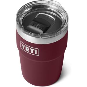 imageYETI Rambler 16 oz Stackable Tumbler Vacuum Insulated Stainless Steel with MagSlider LidWild Vine Red