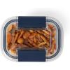 imageYETI Plastic Food Storage Container BPA Free Locking ampamp Airtight Lid Microwave Freezer and Dishwasher Safe LeakProof Cooler and Thin Ice CompatibleNavy  Small