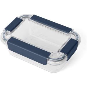 imageYETI Plastic Food Storage Container BPA Free Locking ampamp Airtight Lid Microwave Freezer and Dishwasher Safe LeakProof Cooler and Thin Ice CompatibleNavy  Medium