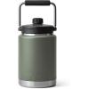 imageYETI Rambler Half Gallon Jug Vacuum Insulated Stainless Steel with MagCapCamp Green