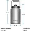 imageYETI Rambler Half Gallon Jug Vacuum Insulated Stainless Steel with MagCapKey Lime