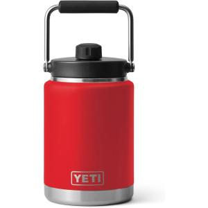 imageYETI Rambler Half Gallon Jug Vacuum Insulated Stainless Steel with MagCapRescue Red