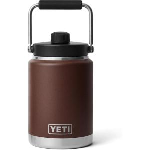 imageYETI Rambler Half Gallon Jug Vacuum Insulated Stainless Steel with MagCapWetlands Brown