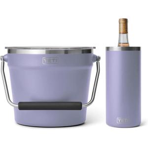 imageYETI Cosmic Lilac Rambler Beverage Set 1 Wine Chiller and 1 Beverage Bucket
