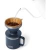 imageYETI Pour Over Coffee Maker Accessory Ramblers Designed for Perfect Coffee Extraction Anywhere Stainless Steel fits any V60 Filter NavyNavy