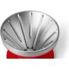 imageYETI Pour Over Coffee Maker Accessory Ramblers Designed for Perfect Coffee Extraction Anywhere Stainless Steel fits any V60 Filter NavyRescue Red