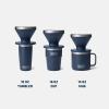 imageYETI Pour Over Coffee Maker Accessory Ramblers Designed for Perfect Coffee Extraction Anywhere Stainless Steel fits any V60 Filter NavyRescue Red