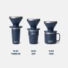 imageYETI Pour Over Coffee Maker Accessory Ramblers Designed for Perfect Coffee Extraction Anywhere Stainless Steel fits any V60 Filter NavyUltramarine Violet