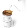 imageYETI Pour Over Coffee Maker Accessory Ramblers Designed for Perfect Coffee Extraction Anywhere Stainless Steel fits any V60 Filter NavyWhite