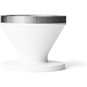 imageYETI Pour Over Coffee Maker Accessory Ramblers Designed for Perfect Coffee Extraction Anywhere Stainless Steel fits any V60 Filter NavyWhite