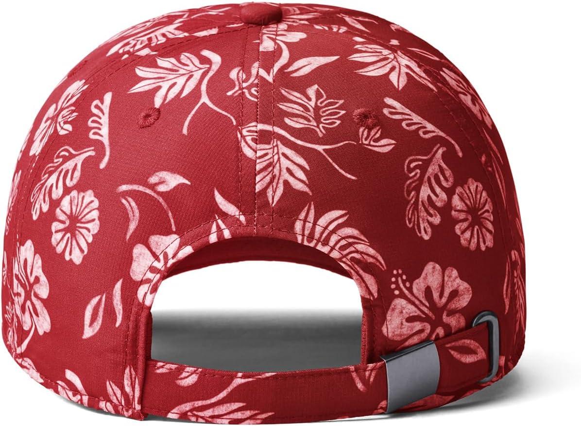 imageYETI Floral Print Baseball CapHeather Fire Red
