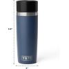 imageYETI Rambler 12 oz Travel Bottle Stainless Steel Vacuum Insulated with Leakproof Commuter Cap Rescue RedTropical Pink