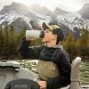 imageYETI Rambler 12 oz Travel Bottle Stainless Steel Vacuum Insulated with Leakproof Commuter Cap Rescue RedTropical Pink