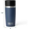 imageYETI Rambler 12 oz Travel Bottle Stainless Steel Vacuum Insulated with Leakproof Commuter Cap Rescue RedTropical Pink