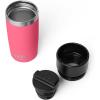 imageYETI Rambler 12 oz Travel Bottle Stainless Steel Vacuum Insulated with Leakproof Commuter Cap Rescue RedTropical Pink