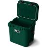 imageYETI Roadie 24 20 Hard Cooler with DoubleDuty Shoulder Strap and Drain PlugBlack Forest Green