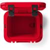 imageYETI Roadie 24 20 Hard Cooler with DoubleDuty Shoulder Strap and Drain PlugRescue Red