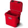 imageYETI Roadie 24 20 Hard Cooler with DoubleDuty Shoulder Strap and Drain PlugRescue Red