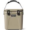 imageYETI Roadie 24 20 Hard Cooler with DoubleDuty Shoulder Strap and Drain PlugTan