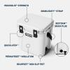 imageYETI Roadie 24 20 Hard Cooler with DoubleDuty Shoulder Strap and Drain PlugTan