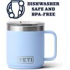 imageYETI Rambler 10 oz Stackable Mug Vacuum Insulated Stainless Steel with MagSlider Lid Big Sky BlueBig Sky Blue