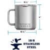 imageYETI Rambler 10 oz Stackable Mug Vacuum Insulated Stainless Steel with MagSlider Lid Big Sky BlueUltramarine Violet