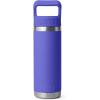 imageYETI Rambler 18 oz Bottle Vacuum Insulated Stainless Steel with Color Matching Straw Cap Firefly YellowUltramarine Violet
