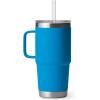 imageYETI Rambler 42 oz Straw Mug Vacuum Insulated Stainless Steel Big Sky BlueBig Wave Blue