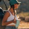 imageYETI Rambler 42 oz Straw Mug Vacuum Insulated Stainless Steel Big Sky BlueBlack Forest Green