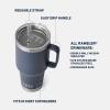 imageYETI Rambler 42 oz Straw Mug Vacuum Insulated Stainless Steel Big Sky BlueBlack Forest Green