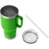 imageYETI Rambler 42 oz Straw Mug Vacuum Insulated Stainless Steel Big Sky BlueCanopy Green