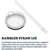 imageYETI Rambler 42 oz Straw Mug Vacuum Insulated Stainless Steel Big Sky BlueCape Taupe