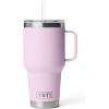 imageYETI Rambler 42 oz Straw Mug Vacuum Insulated Stainless Steel Big Sky BlueCherry Blossom  Textured