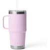 imageYETI Rambler 42 oz Straw Mug Vacuum Insulated Stainless Steel Big Sky BlueCherry Blossom  Textured