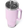 imageYETI Rambler 42 oz Straw Mug Vacuum Insulated Stainless Steel Big Sky BlueCherry Blossom  Textured